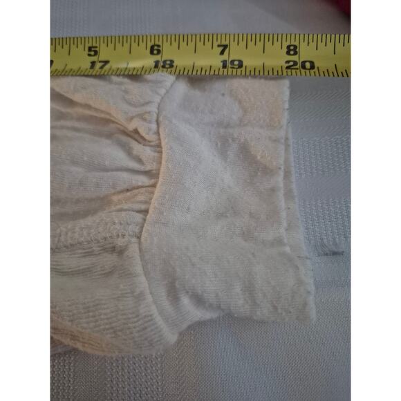 We the Free Womens Tunic Size S Cream Gauzy Cotton Blend Oversized Boho Whimsy - Picture 7 of 9